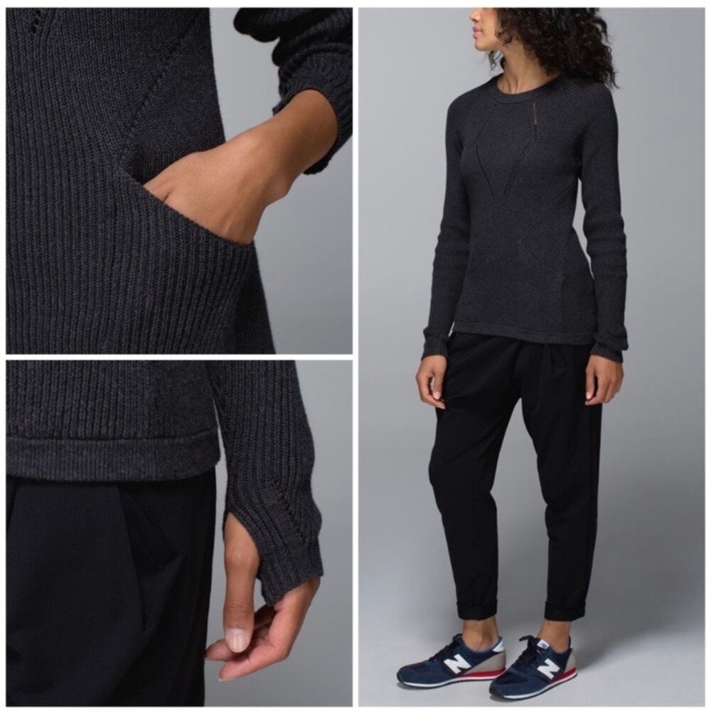 Lululemon Athletica Women's Heather Gray The Sweater The Better Size 4